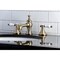 Kingston Brass KC7063BPL Bel-Air 8" Widespread Bathroom Faucet, Antique Brass KC7063BPL - alternate 4